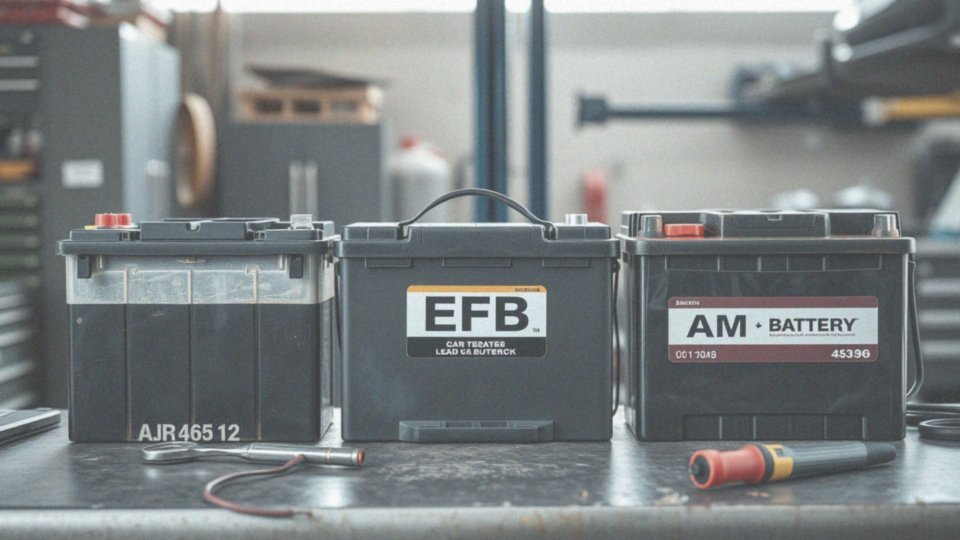 Jakie różnice pomiędzy akumulatorami AGM, EFB a akumulatorami kwasowo-ołowiowymi?
