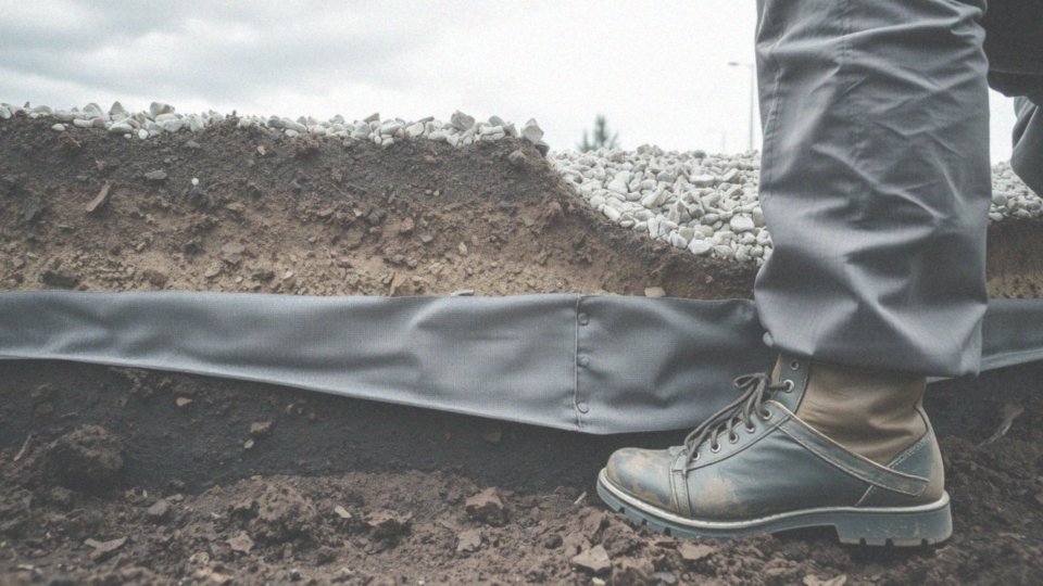 Jak geowłóknina pod tłuczeń wpływa na redukcję zużycia materiałów?