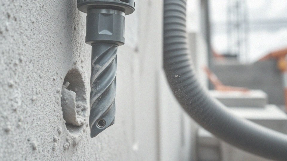 Jakie są metody efektywnego usuwania pyłu podczas wiercenia?